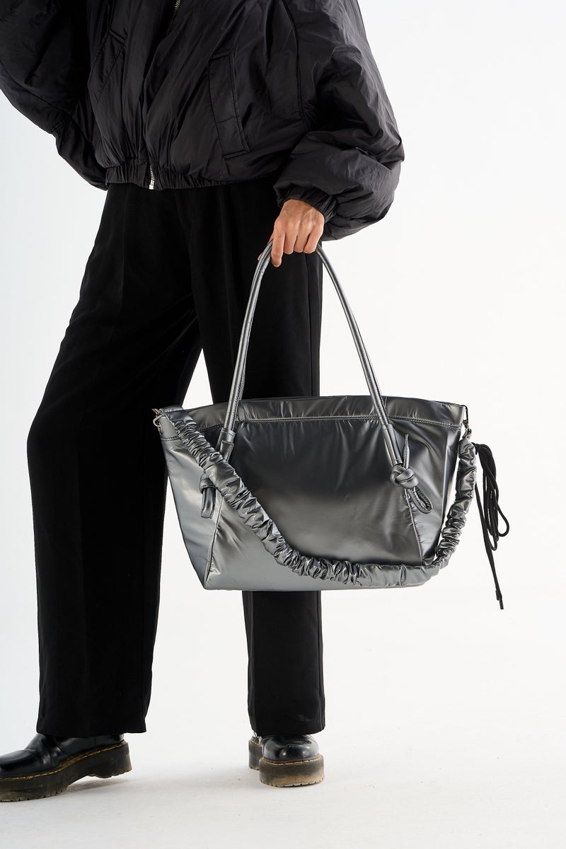 Zuri Via Tote - Dark Silver - Image 2